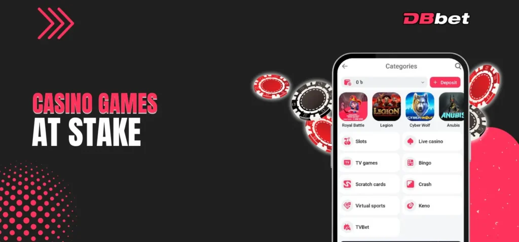 Stake offers one of the most diverse and exciting selections of casino games online.