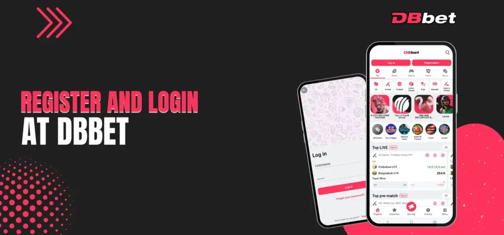 Step-by-step guide to register and login at DBbet for casino and sports betting